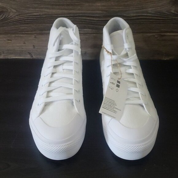 New Adidas Bravada 2.0 Mid Womens Platform Sneakers Size 7.5 Skater Streetwear - Picture 4 of 10